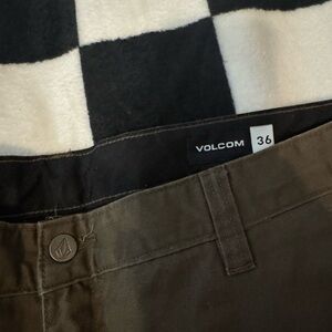 Volcom Brown Chinos Sturdy Cotton Blend Casual Wear